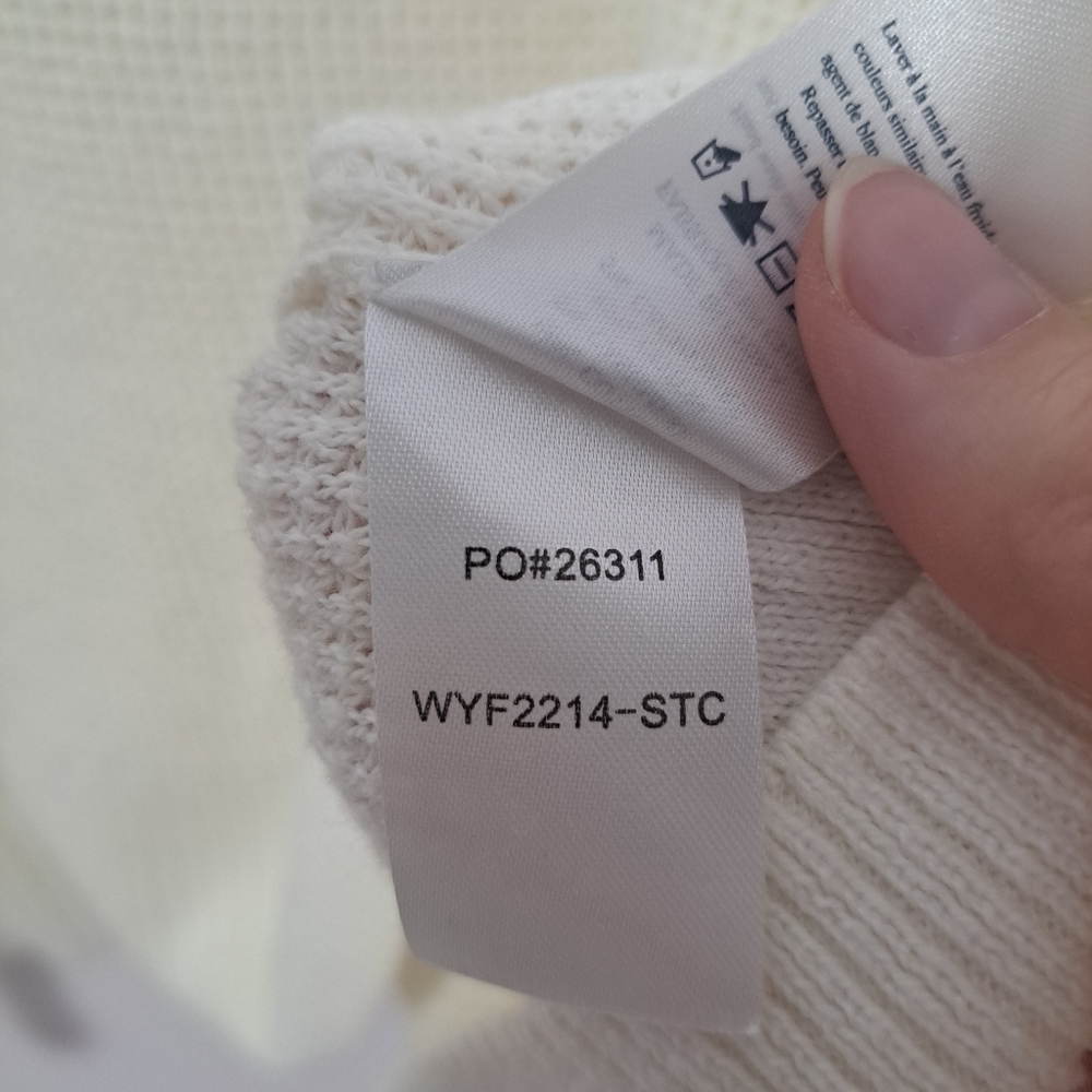 Faherty Throwback Crew Cashmere Blend Sweater Sta… - image 7